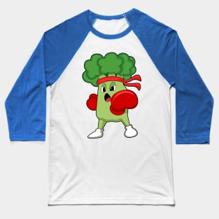 Broccoli at Boxing with Boxing gloves Baseball T-Shirt